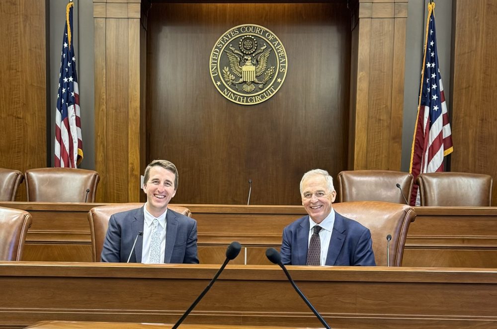 Partners Nigel Stacey and Joe Stacey Judge 31st Annual Judge John R ...